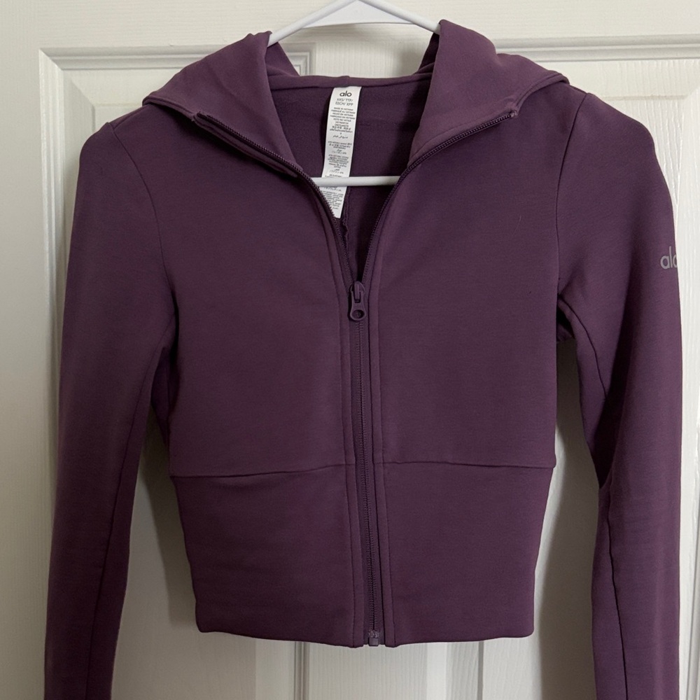 ALO Yoga Purple Crop Top